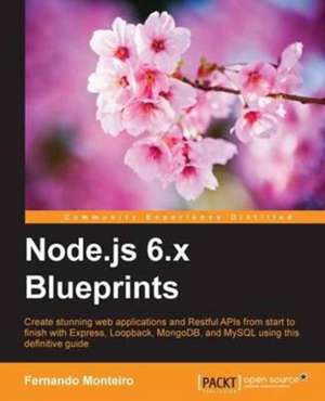 Node.js 6.x Blueprints de Fernando Monteiro