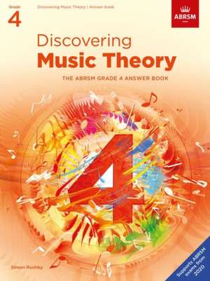 Discovering Music Theory, The ABRSM Grade 4 Answer Book de ABRSM