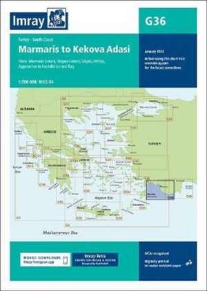 Imray: Imray Chart G36 Turkey - South Coast de Imray