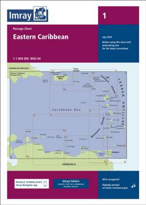 Chart 1 Eastern Caribbean de Imray Iolaire