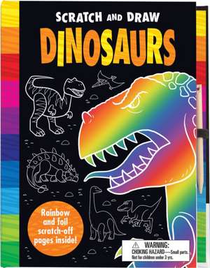 Scratch & Draw Dinosaurs - Scratch Art Activity Book de Nat Lambert