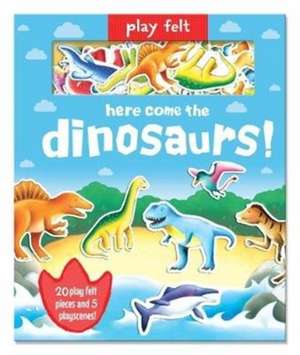 Play Felt Here Come the Dinosaurs - Activity Book de Georgina Wren