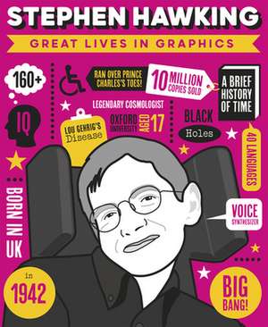 Great Lives in Graphics: Stephen Hawking de Button Books