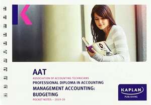 MANAGEMENT ACCOUNTING: BUDGETING - POCKET NOTES de KAPLAN PUBLISHING