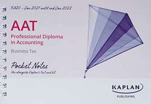 BUSINESS TAX (BTAX) (FA20) - POCKET NOTES de KAPLAN