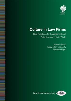 Culture in Law Firms de Naomi Beard Nelson