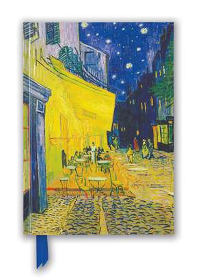 Vincent van Gogh: Café Terrace (Foiled Blank Journal) de Flame Tree Studio