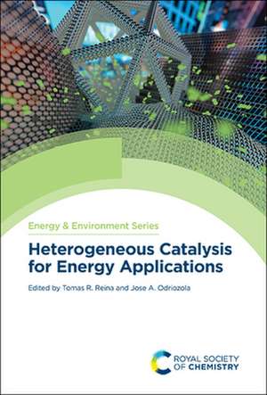 Heterogeneous Catalysis for Energy Applications de Tomas R Reina