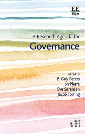 A Research Agenda for Governance de B. Guy Peters