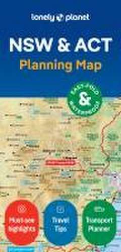 Lonely Planet New South Wales & ACT Planning Map de Lonely Planet