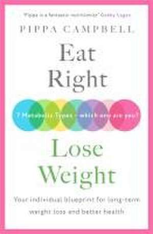 Eat Right, Lose Weight de Pippa Campbell