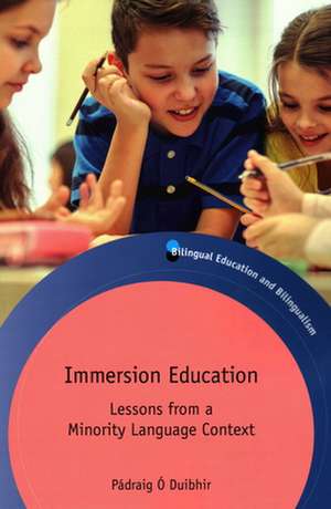 Immersion Education de Padraig O Duibhir