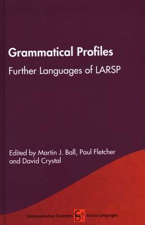 Grammatical Profiles de Martin J. Ball