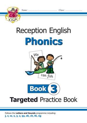 Reception English Phonics Targeted Practice Book - Book 3 de Bryant Karen