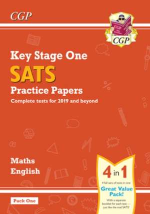 New KS1 Maths and English SATS Practice Papers Pack (for the tests in 2019) - Pack 1 de CGP Books