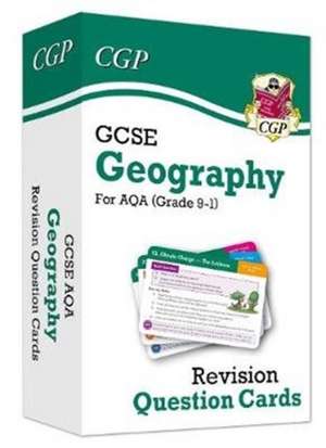 GCSE Geography AQA Revision Question Cards de Cgp Books