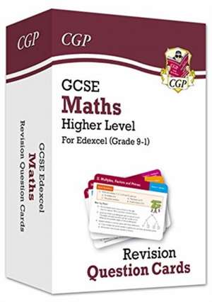 Cgp Books: GCSE Maths Edexcel Revision Question Cards - High