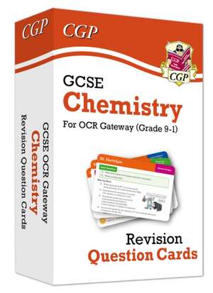 GCSE Chemistry OCR Gateway Revision Question Cards de Cgp Books