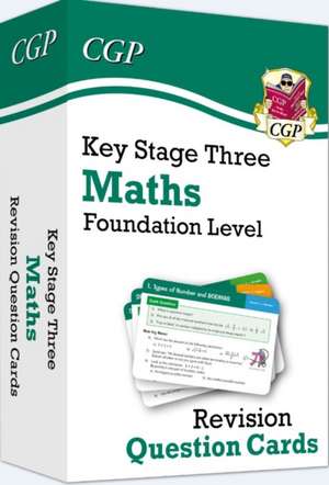 KS3 Maths Revision Question Cards - Foundation de Cgp Books