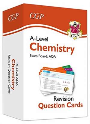 A-Level Chemistry AQA Revision Question Cards de Cgp Books