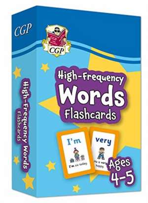 High-Frequency Words Flashcards for Ages 4-5 (Reception) de Cgp Books