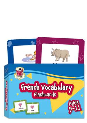 French Vocabulary Flashcards for Ages 9-11 (with Free Online Audio) de Cgp Books