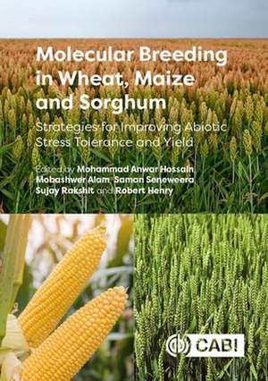 Molecular Breeding in Wheat, Maize and Sorghum – Strategies for Improving Abiotic Stress Tolerance and Yield de Mohammad Anwar Hossain