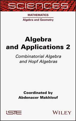 Algebra and Applications 2 – Combinatorial Algebra and Hopf Algebras de A Makhlouf