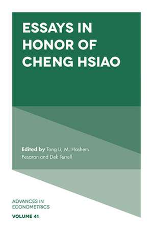 Essays in Honor of Cheng Hsiao de Dek Terrell