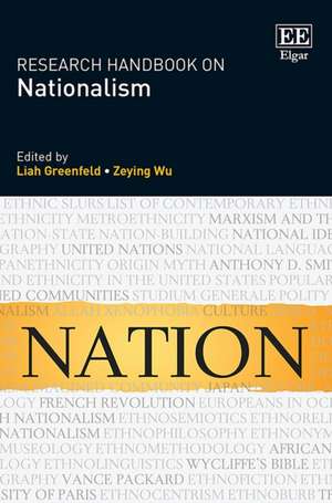 Research Handbook on Nationalism de Liah Greenfeld