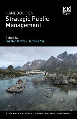 Handbook on Strategic Public Management de Carsten Greve