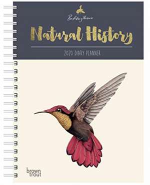 Natural History by Ben Rothery 2020 15cm x 21cm Diary Planner de BROWNTROUT UK