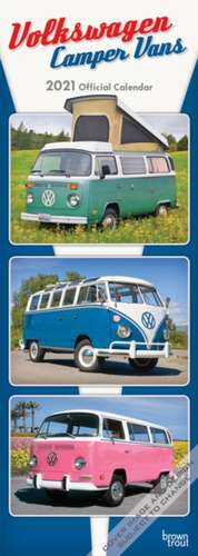 Volkswagen Camper Vans - VW Busse 2021 Slimline Calendar