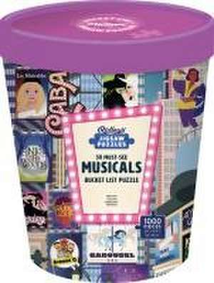 50 Must-See Musicals Bucket List 1000-Piece Puzzle de Ridley'S Games