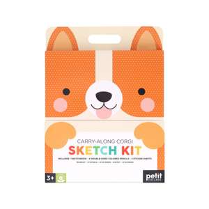 Carry-Along Corgi Sketch Kit de Petit Collage