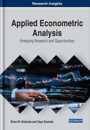 Applied Econometric Analysis de Brian W. Sloboda