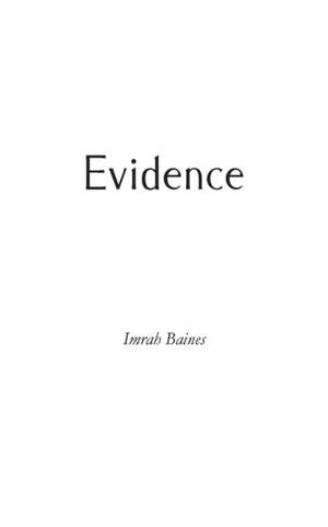 Evidence de Imrah Baines
