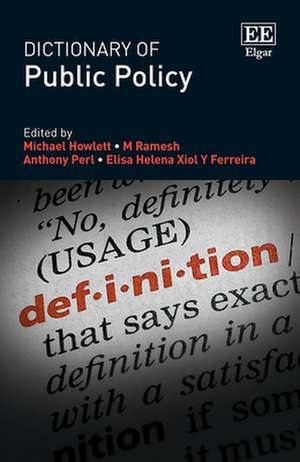 Dictionary of Public Policy de Michael Howlett