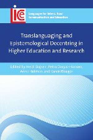 Translanguaging and Epistemological Decentring in Higher Education and Research de Heidi Bojsen