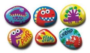 Rock Painting Dinosaurs de Bonny Byford