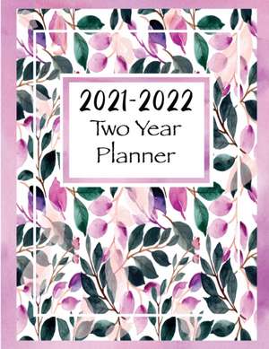 2021-2022 Two Year Planner: Two Year Monthly Planner and Calendar, Large size de Skribent