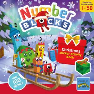 Numberblocks Christmas Sticker Fun de Numberblocks