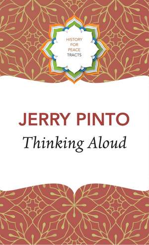 Thinking Aloud de Jerry Pinto