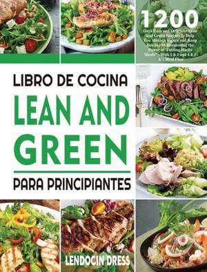 Libro De Cocina Lean And Green Para Principiantes de Lendocin Dress