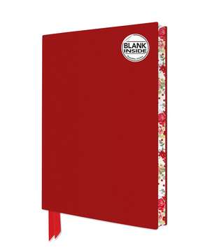 Red Blank Artisan Notebook (Flame Tree Journals) de Flame Tree Studio