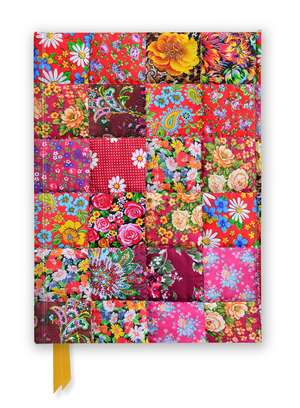 Floral Patchwork Quilt (Foiled Journal) de Flame Tree Studio