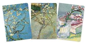 Vincent van Gogh: Blossom Set of 3 Standard Notebooks de Flame Tree Studio