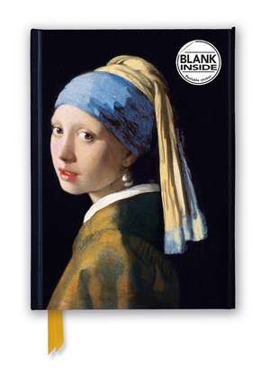 Johannes Vermeer: Girl with a Pearl Earring (Foiled Blank Journal) de Flame Tree Studio