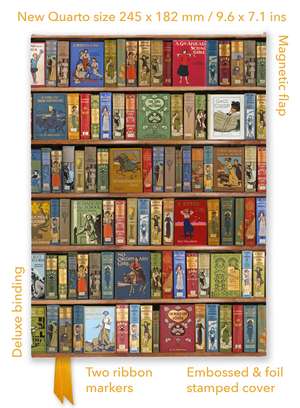 Bodleian Libraries: High Jinks Bookshelves (Foiled Quarto Journal) de Flame Tree Studio