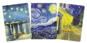 Vincent van Gogh Set of 3 Standard Notebooks de Flame Tree Studio